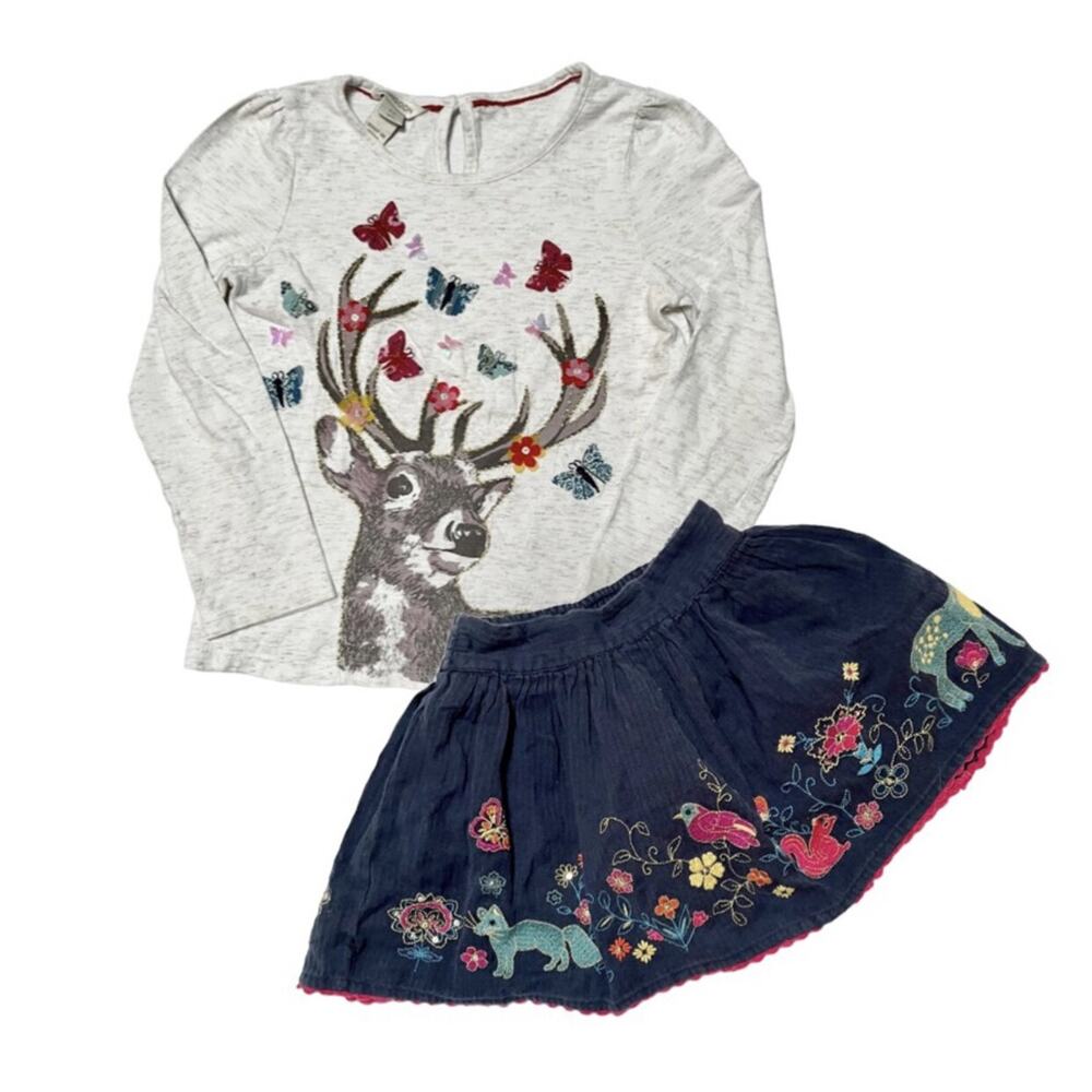 Monsoon Woodland Animal Outfit Size 5/6